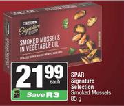 Spar Signature Selection Smoked Mussels-85g