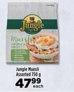 Jungle Muesli Assorted-750g Each