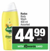 Radox Body Wash Assorted-400ml