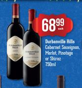 Durbanville Hills Cabernet Sauvignon, Merlot, Pinotage Or Shiraz-750ml Each