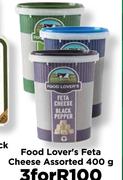 Food Lover's Feta Cheese Assorted-3x400g
