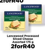 Lancewood Processed Sliced Cheese Assorted-2x175g 