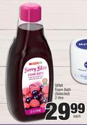 Spar Foam Bath (Selected)-2Ltr Each
