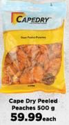 Cape Dry Peeled Peaches-500g Each