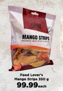 Food Lovers Mango Strips-350g Each