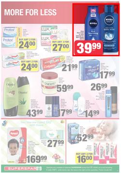 SUPERSPAR EASTERN CAPE : Our Best For less (22 June - 4 July 2021) Valid in Bluewater Bay, Despatch, Amalinda, Vincent, Knysna, Heather Park, Jeffrey's Bay, Rosehill, Leyvale, Sedgefield, Spandau, page 11