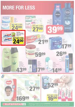 SUPERSPAR EASTERN CAPE : Our Best For less (22 June - 4 July 2021) Valid in Bluewater Bay, Despatch, Amalinda, Vincent, Knysna, Heather Park, Jeffrey's Bay, Rosehill, Leyvale, Sedgefield, Spandau, page 11