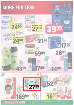 SUPERSPAR EASTERN CAPE : Our Best For less (22 June - 4 July 2021) Valid in Bluewater Bay, Despatch, Amalinda, Vincent, Knysna, Heather Park, Jeffrey's Bay, Rosehill, Leyvale, Sedgefield, Spandau, page 11