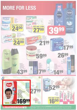 SUPERSPAR EASTERN CAPE : Our Best For less (22 June - 4 July 2021) Valid in Bluewater Bay, Despatch, Amalinda, Vincent, Knysna, Heather Park, Jeffrey's Bay, Rosehill, Leyvale, Sedgefield, Spandau, page 11