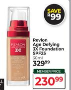 Revlon Age Defying 3X Foundation SPF25-30ml