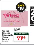 For The Girleeez Disposable Nipple Covers 5 Pairs