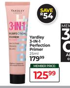 Yardley 3 In 1 Perfection Primer-25ml