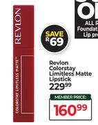 Revlon Colorstay Limitless Matte Lipstick