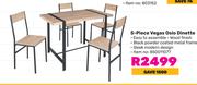 5 Piece Vegas Oslo Dinette 850011077