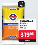 Snowflake Maderia Premix-12.5kg Each