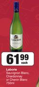 Laborie Sauvignon Blanc, Chardonnay Or Chenin Blanc-750ml Each