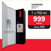 Saxenburg SSS Shiraz-750ml Each