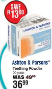 Asthon & Parsons Teething Powder 20 Pack