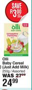 Olli Baby Cereal (Just Add Milk) Assorted-250g