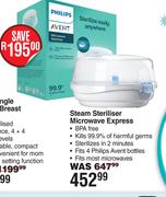 Philips Avent Steam Steriliser Microwave Express