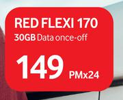 Vodacom Red Flexi 170 (30GB Data Once-Off)