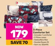 3 Piece Comforter Set-Per Set
