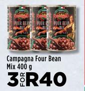 Campagna Four Bean Mix-For 3 x 400g