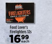 Food Lover's Firelighters-12s Each