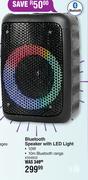 Polaroid Bluetooth Speaker With LED Light