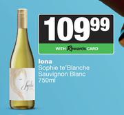 Iona Sophie Te Blanche Sauvignon Blanc-750ml