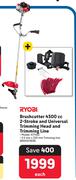 Ryobi Brush Cutter 4300c 2 Stroke & Universal Trimming Head & Trimming Line KIT462-Each