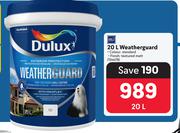 0Dulux 20L Weatherguard