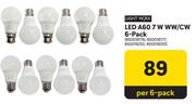 Lightworx LED A60 7W WW/CW 6 Pack-Per 6 Pack