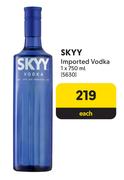 Skyy Imported Vodka-750ml Each