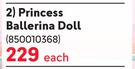 Disney Princess Ballerina Doll 850010368-Each