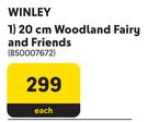 Winley 20cm Woodland Fairy And Friends 850007672-Each