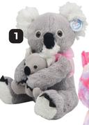 Tom's Toys 33cm Plush Mother And Baby Kaola-Each