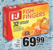 I&J Fish Fingers-800g Per Pack