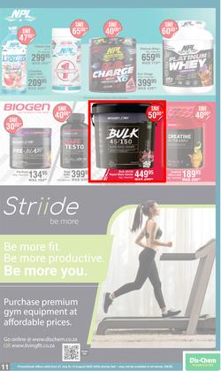 Dis-Chem : Staying Healthy Made Easy (21 July - 14 August 2022), page 11