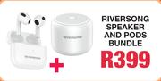 Riversong Speaker And Pods Bundle