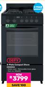 Defy 4-Plate Compact Stove DSS554