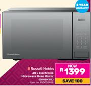 Russell Hobbs 30Ltr Electronic Microwave Oven Mirror GRHEM31L