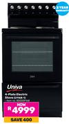Univa 4-Plate Electric Stove U116B-1