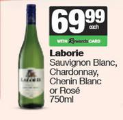 Laborie Sauvignon Blanc,Chardonnay,Chenin Blanc Or Rose-750ml Each