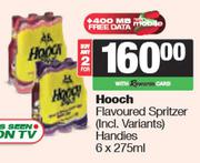 Hooch Flavoured Spritzer Handies-For 2 x 6 x 275ml
