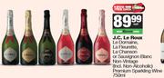 J.C.Le Roux Le Domaine,La Fleurette,La Chanson Or Sauvignon Non Vintage Premium Sparkling Wine-750ml