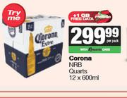 Corona NRB Quarts-12 x 600ml Per Pack