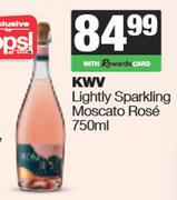 KWV Lightly Sparkling Moscato Rose-750ml Each