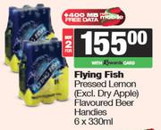 Flying Fish Pressed Lemon Flavoured Beer Handies-For 2 x 6 x 330ml