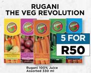Rugani 100% Juice Assorted-For 5 x 330ml
